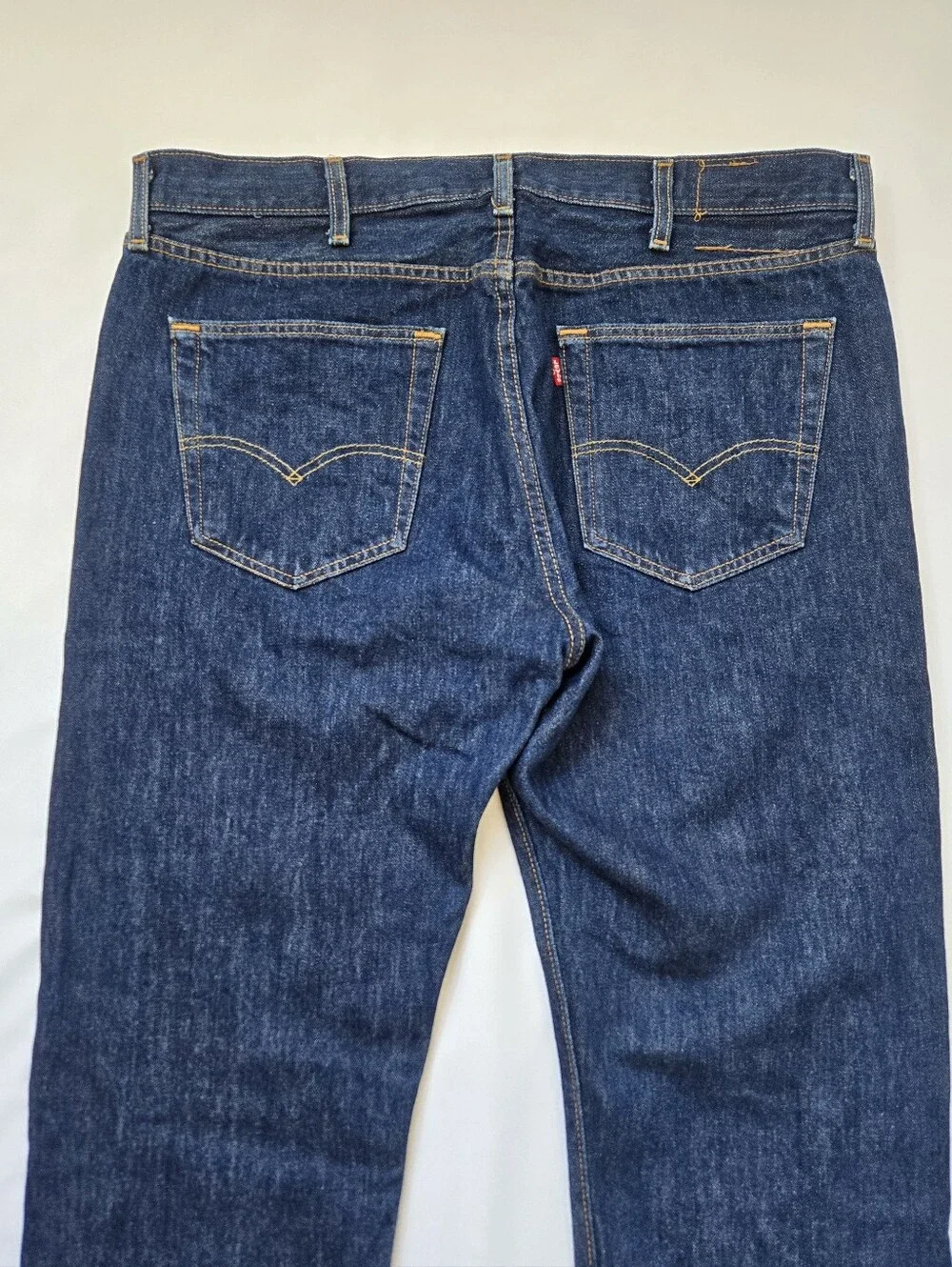 Levi's 501 Jeans Men's 38x32 Dark Wash Button Fly Straight Leg Classic Denim